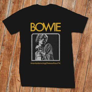 David Bowie Album Concert Tour T Shirt Classic Rock Icon Tee 99